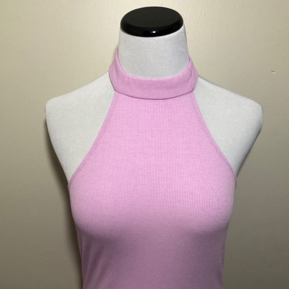 Final! Superdown Oriana Ribbed Halter Dress - Picture 3 of 7